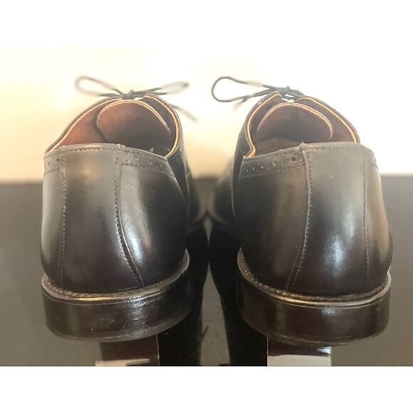 Allen Edmonds Evanston Men's BLACK Leather Shoes Lace-up Cap Toe Size 13B - Picture 3 of 12